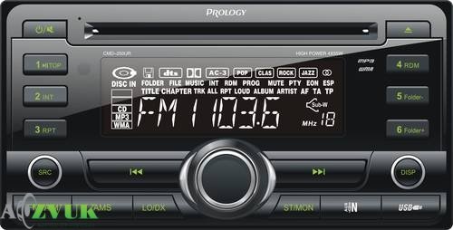Автомагнитола 2-DIN Prology CMD-250UR