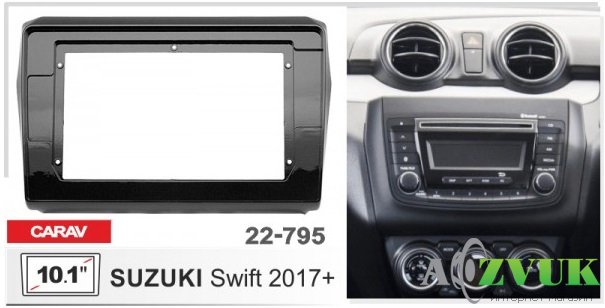 Рамка переходная Carav 22-795 Suzuki Swift