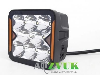 Фары дневного света StarLight SL-W0240S квадратная, дальний свет WHITE + DRL 40W 4800Lm 5700K 12/24V