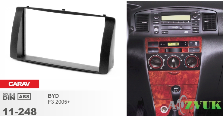 Рамка перехідна Carav 11-248 BYD F3
