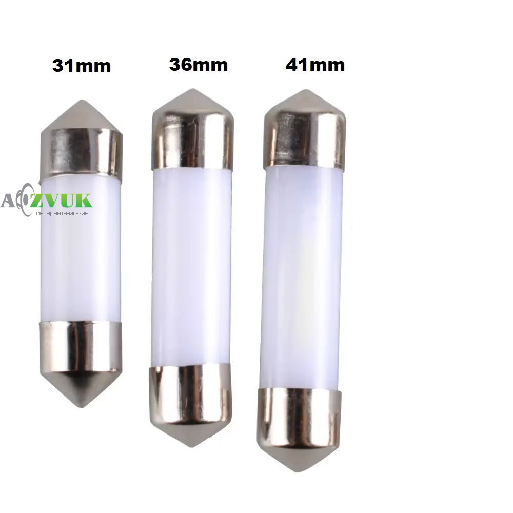 Светодиодные лампы (led) StarLight Vision C5W/C10W (T11) Led Festoon SV8.5 White 6000K 31mm 12V