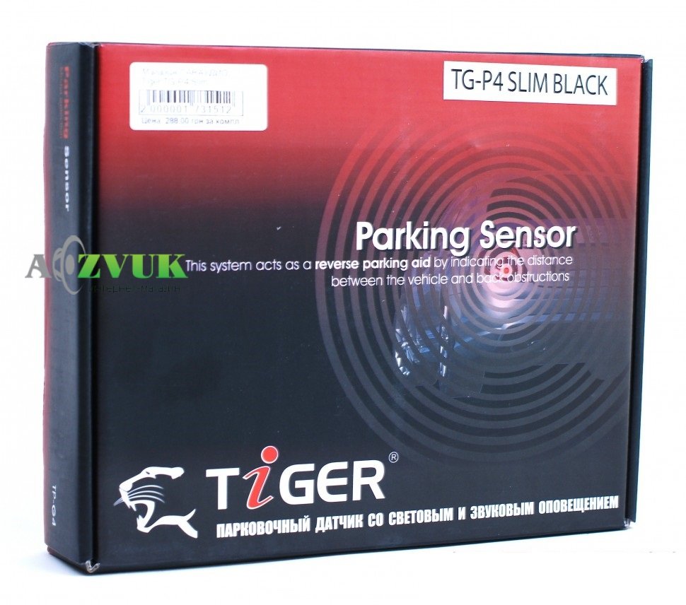 Парктроник Tiger TG-P4 NEW Черный