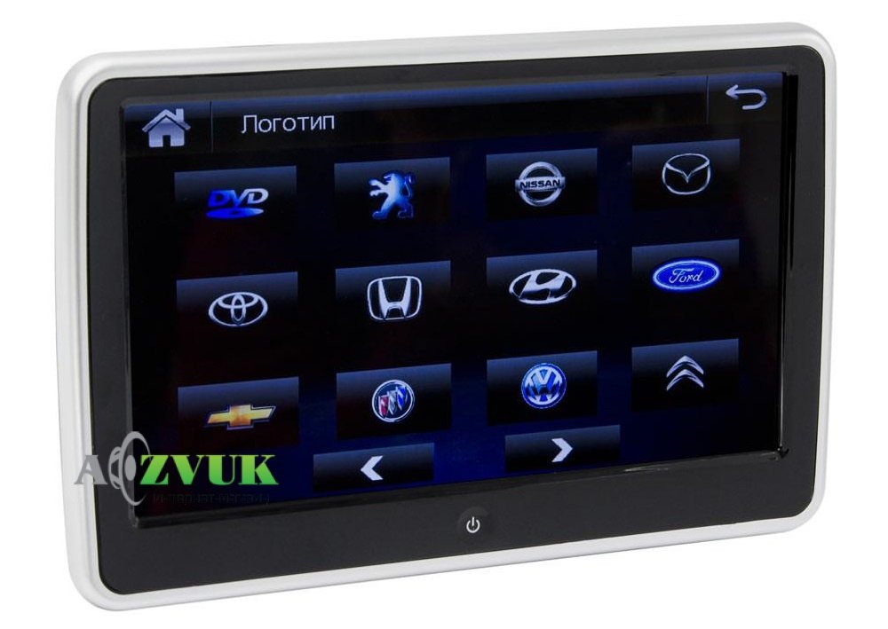 Монитор в подголовник TECTOS HD101TS Silver