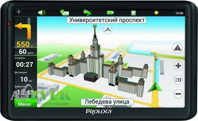 GPS навигатор Prology iMAP-5600 Black (Навител Содружество)