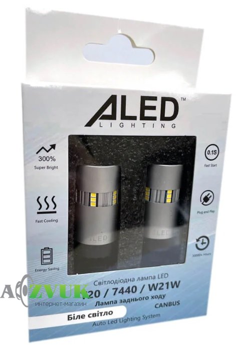 Светодиодные лампы (led) Aled W21W (7440) с Canbus LJT23W