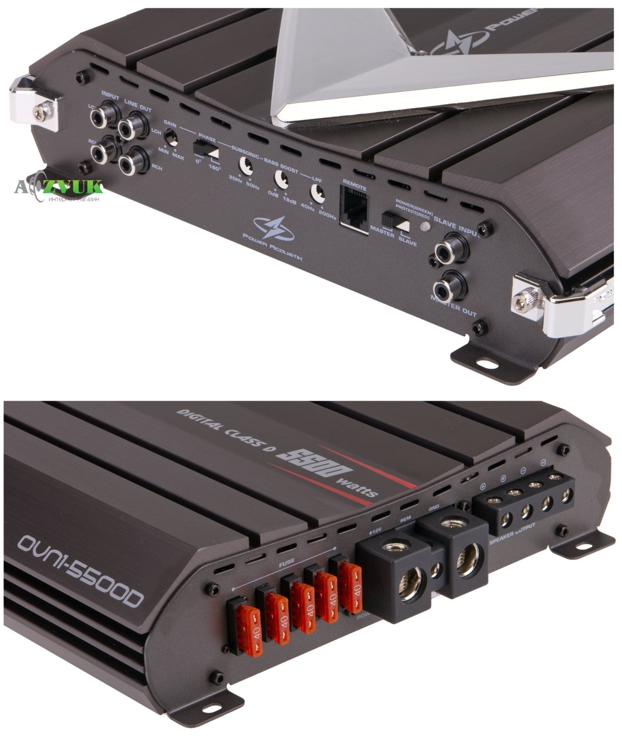 Автомобильный усилитель звука Power Acoustik OVN1-5500D