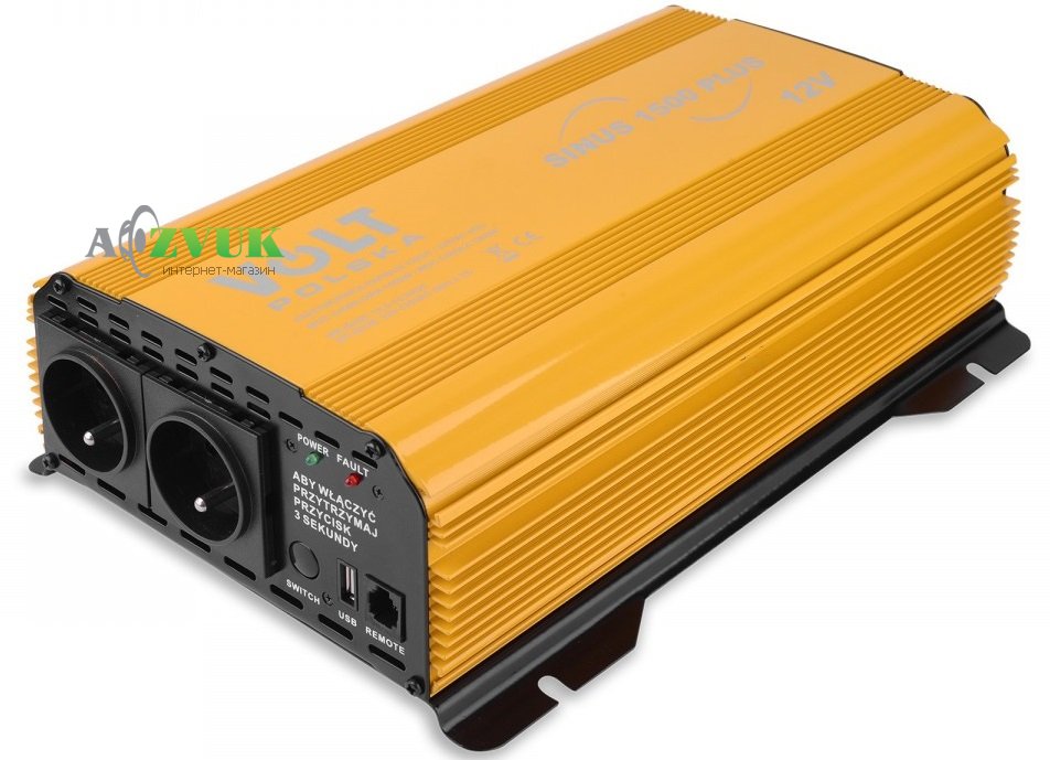 Преобразователь Volt Polska SINUS PLUS 1500 12/230V (1000/1500W)
