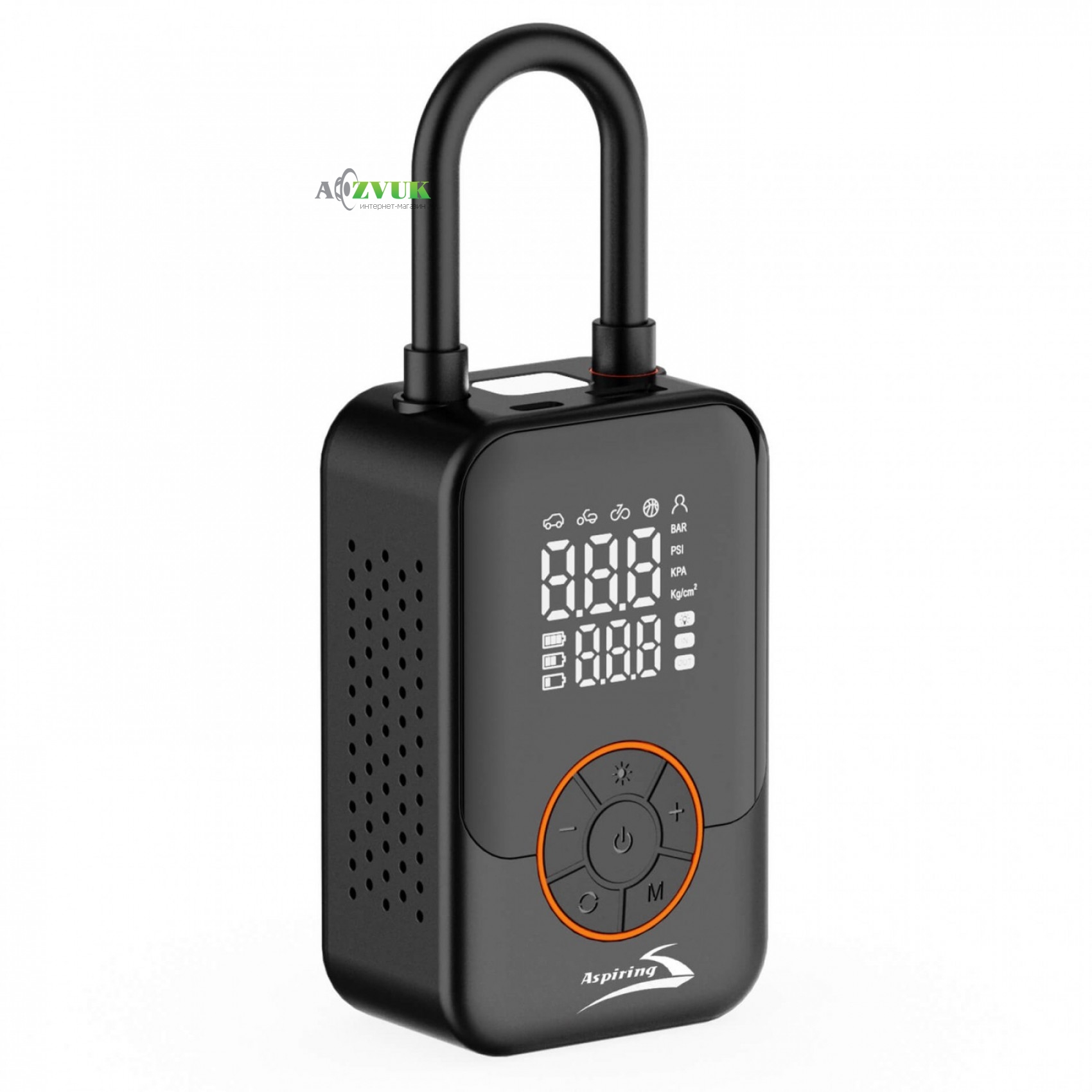  Автокомпресор Aspiring Storm 5 Powerbank 70W 23L/min Wireless and Cord