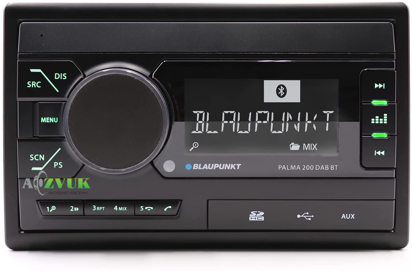 Автомагнитола 2-DIN Blaupunkt Palma 200 DAB BT