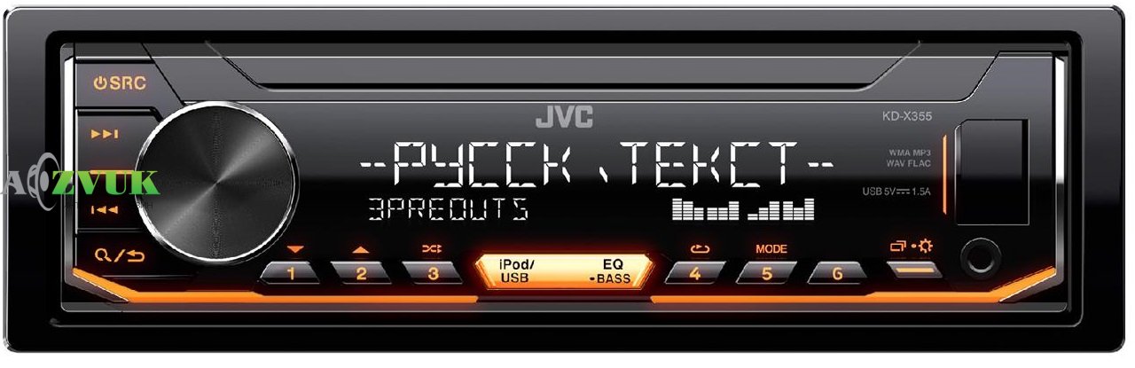 Автомагнитола JVC KD-X355