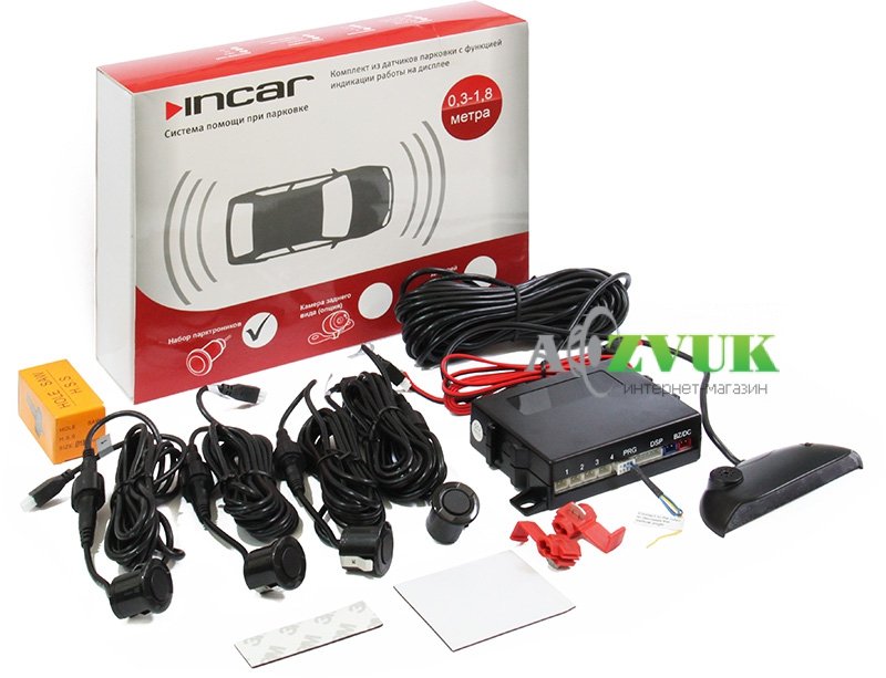 Парктроник Incar PT-214 Black