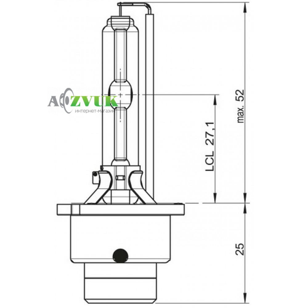  Лампа Tungsram D2S 53760U B1 5500K WHITE XENSTATION 20%