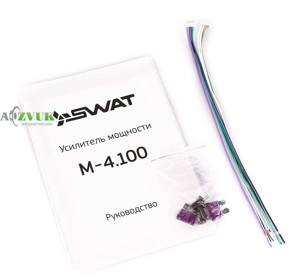 Автомобильный усилитель звука SWAT M-4.100