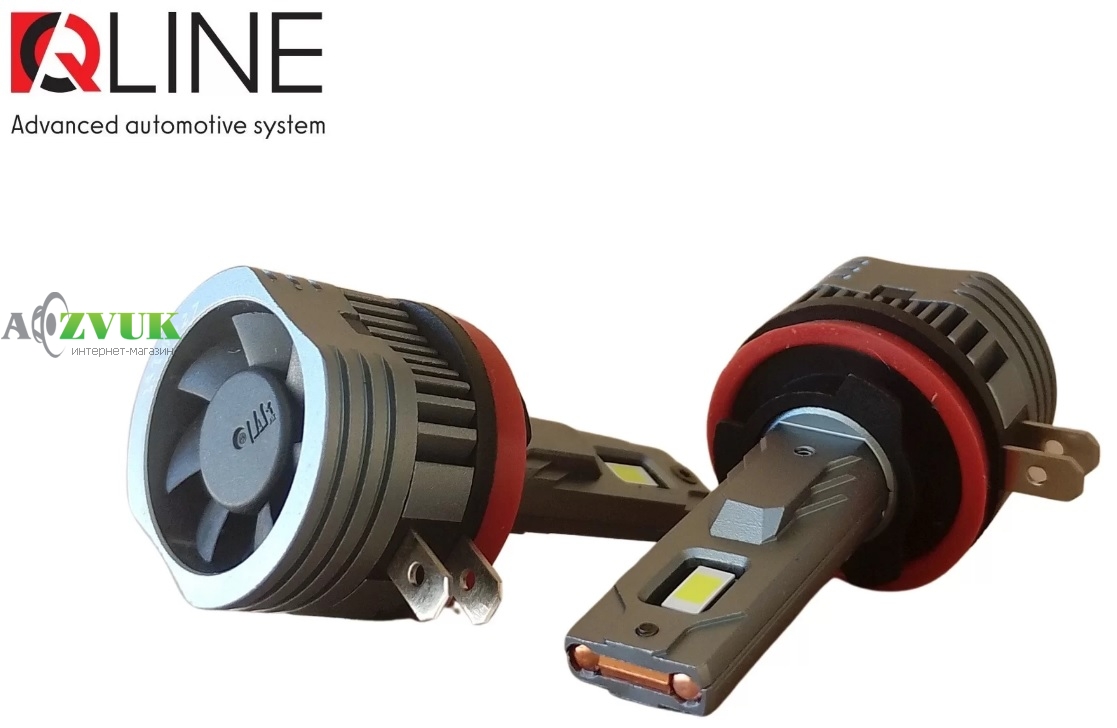 Светодиодные лампы (led) Qline Alpha H11B v3 6000K