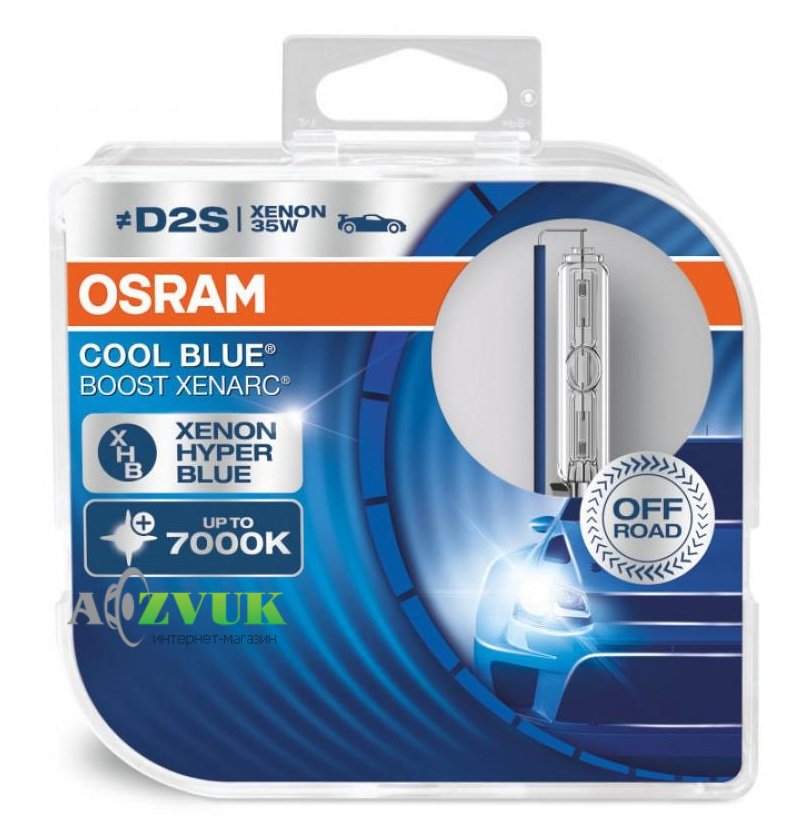  Лампы Osram D2S 66240-HCB-DUO Cool Blue Intense +20% (2 шт.)