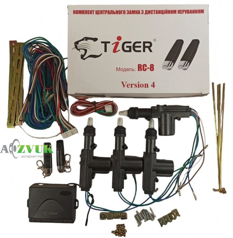  Комплект ЦЗ + ДУ Tiger RC-8 Version 4