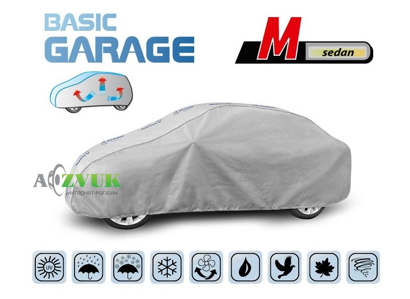 Автомобильный тент Kegel-Blazusiak Basic Garage М Sedan 5-3962-241-3021 (380-425 см)