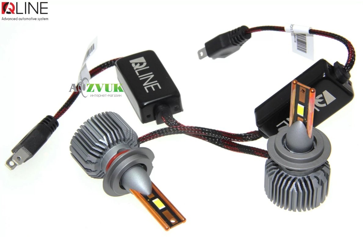 Светодиодные лампы (led) QLine Ultra +200% 55W H7 6000K 12V