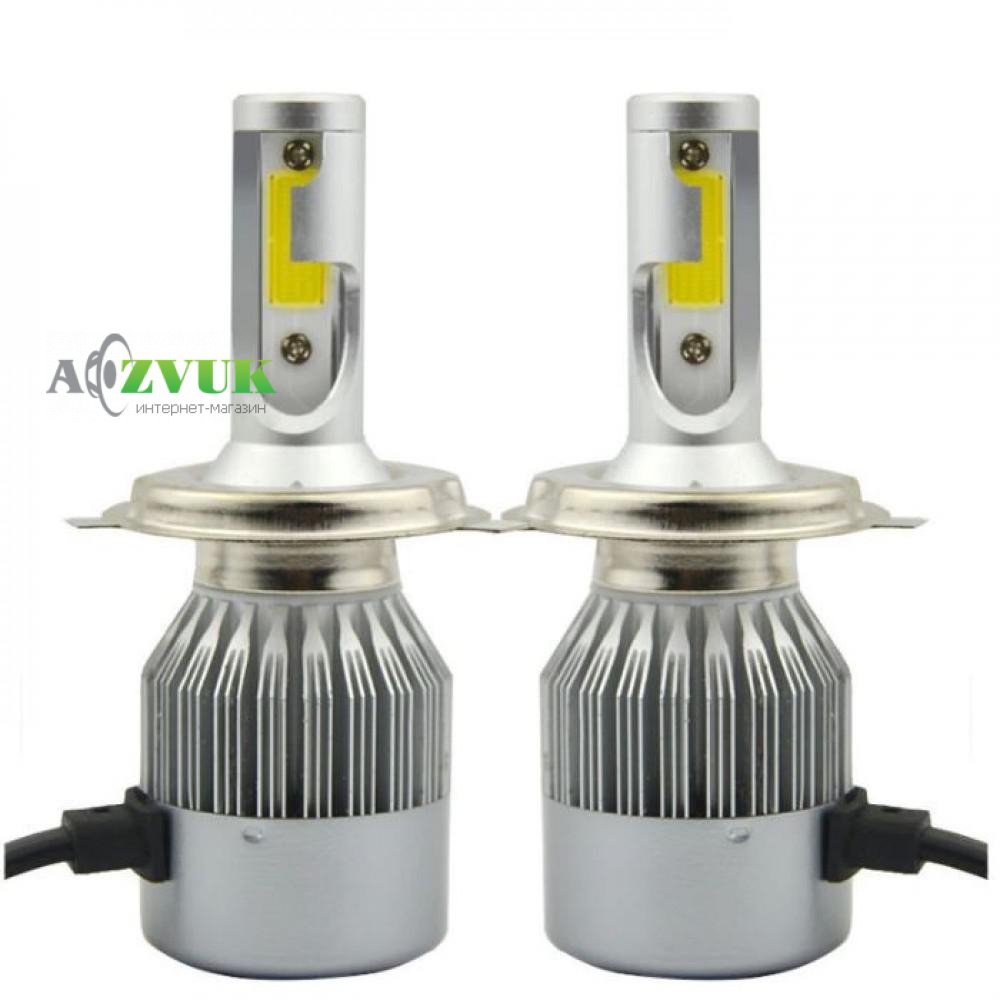 Светодиодные лампы (led) Fort C6L H4 H/L COB 5000K