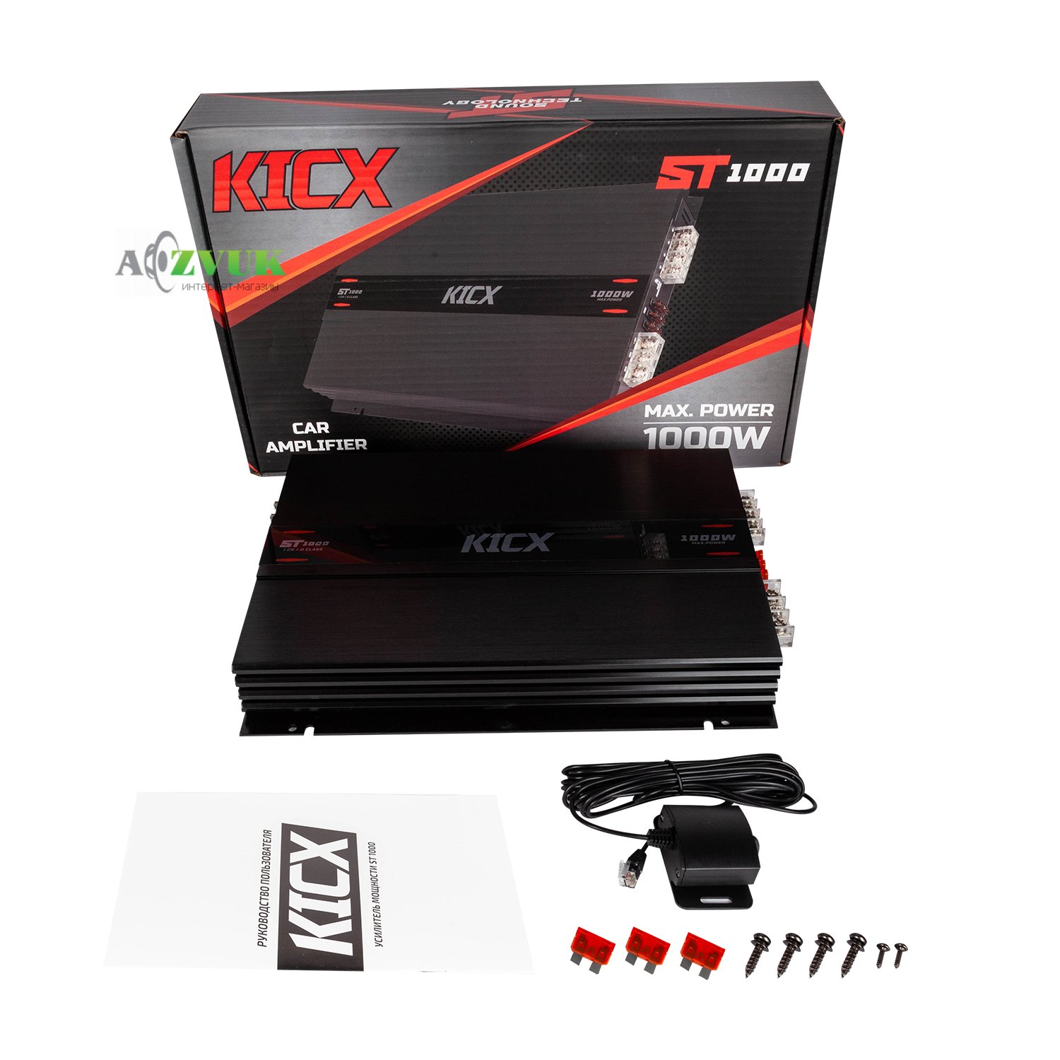 Автомобільний підсилювач звуку KICX ST 1000