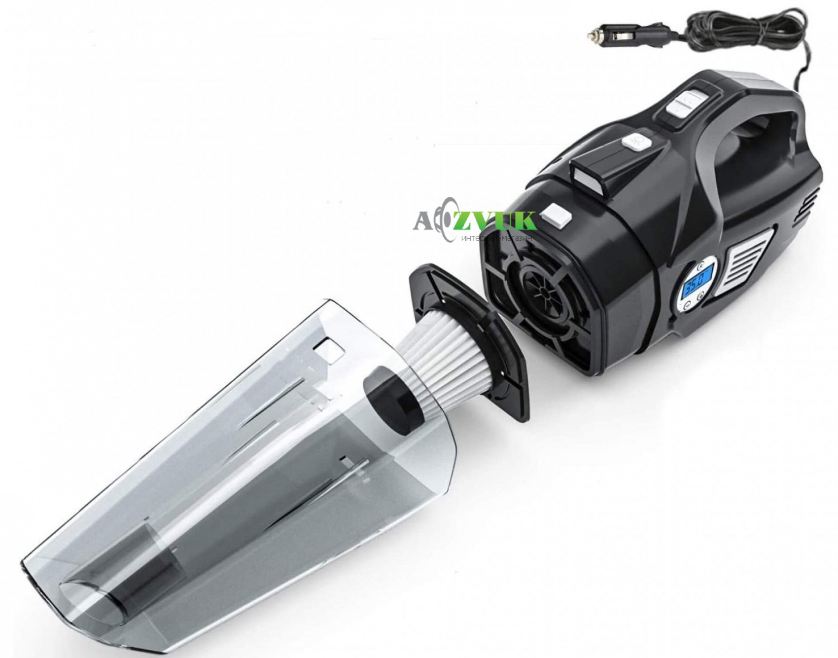  Пылесос автомобильный Aspiring Windstorm 2 with inflator 2 in 1