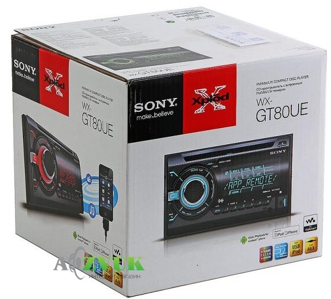 Автомагнитола 2-DIN Sony WX-GT80UE