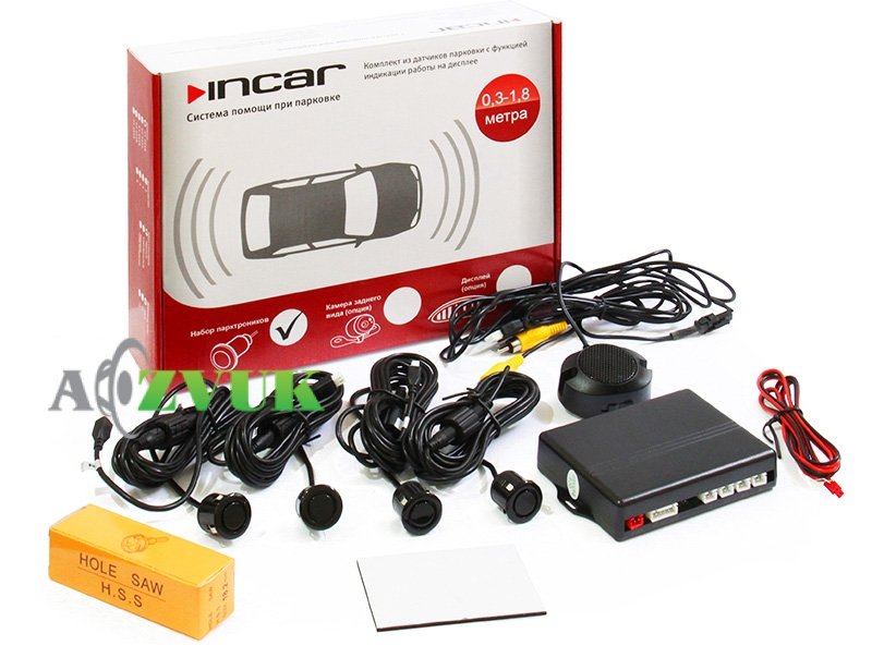 Парктроник Incar PT-304 Black