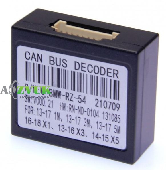  CAN блок CraftAudio Raise G-BMW-RZ-54 1 13-17, 3 13-17, 5 13-17, X1 16-18, X3 13-16, X5 14-15