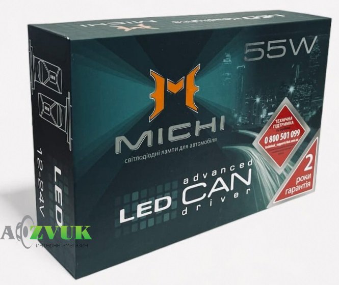 Светодиодные лампы (led) Michi MI LED Can H1 5500K 12-24V-55W