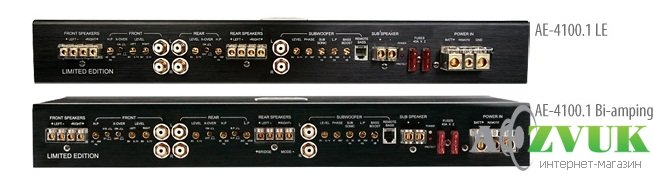 Автомобильный усилитель звука E.O.S. АЕ-4100.1 LE Bi-amping