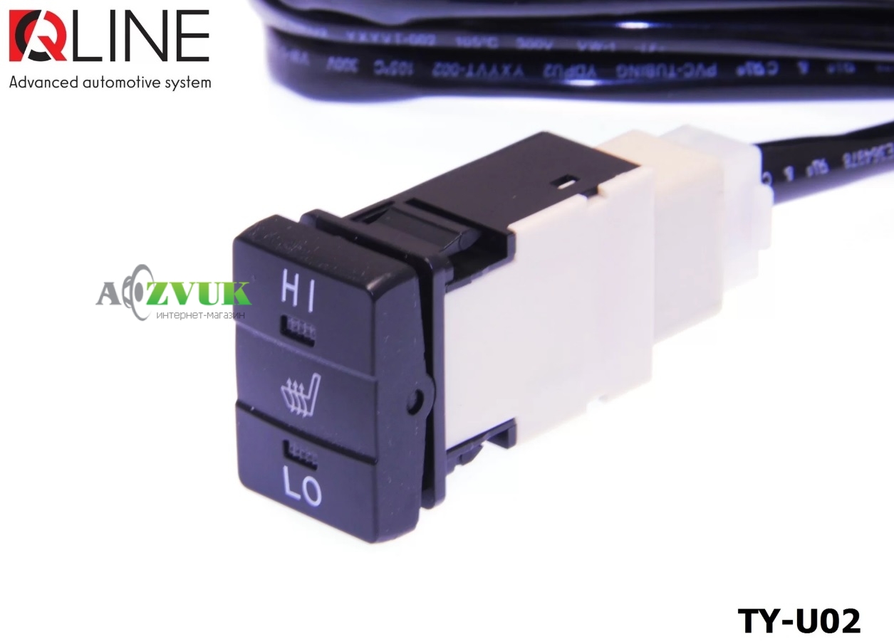  Кнопка подогрева сидений QLine Fiber TY-U02