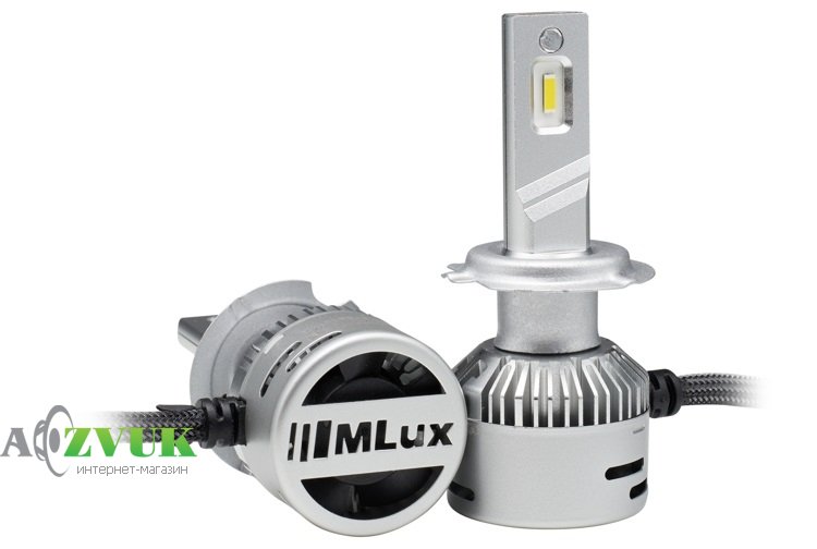 Светодиодные лампы (led) MLux Silver Line H7/H18 4300K 28Вт