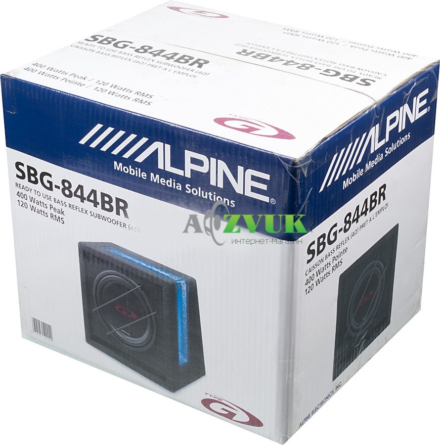 Автосабвуфер Alpine SBG-844BR
