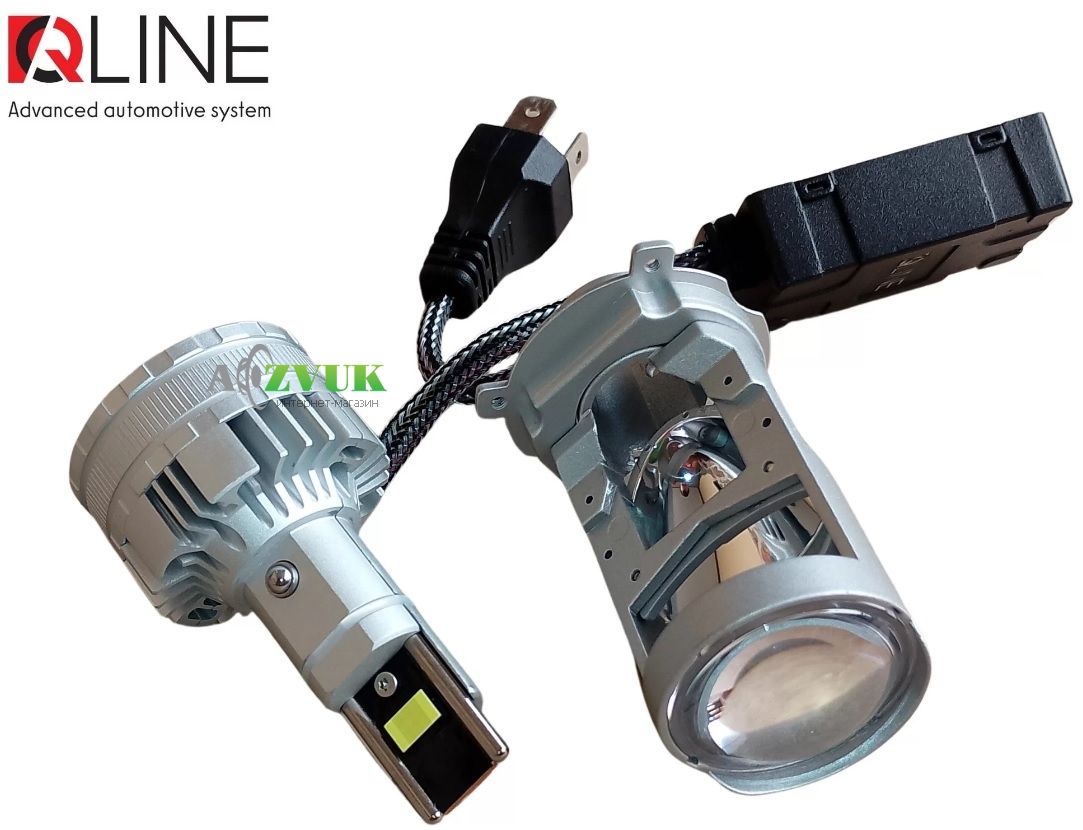 Светодиодные лампы (led) Qline Alpha H4 Projector 50/70Вт 6000K