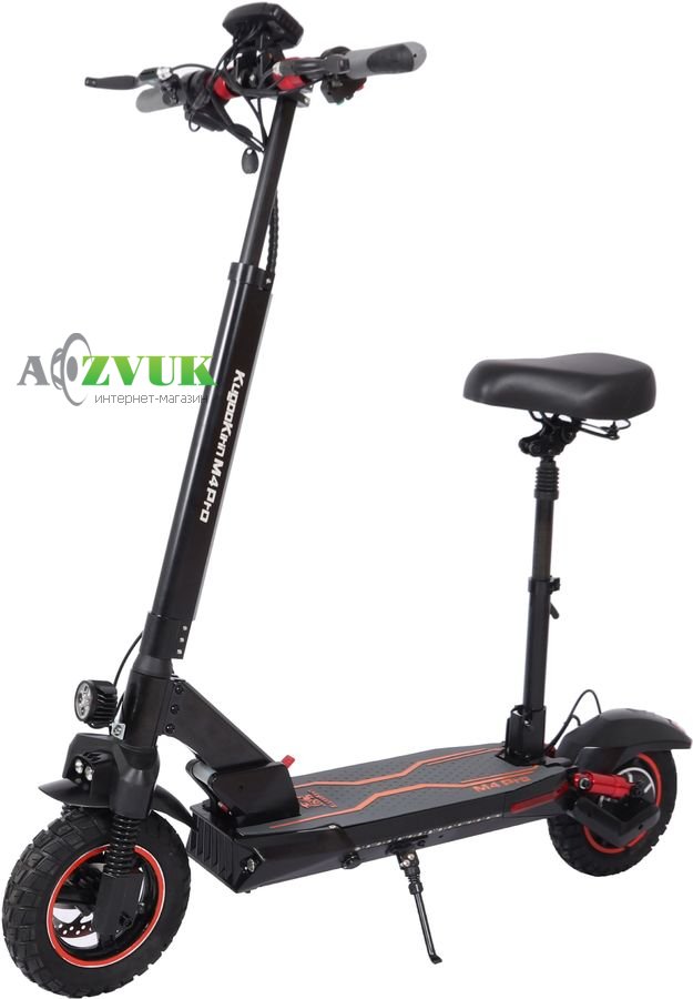  Электросамокат KUGOO Kirin M4 Pro (500 Вт; 16 А/ч; 48 В), Черный