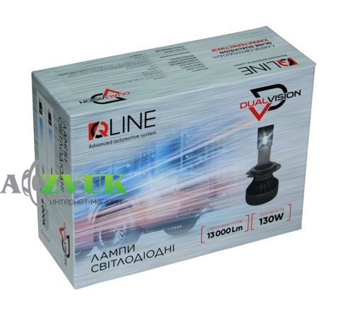 Светодиодные лампы (led) QLine DualVision 65W H11 6000K