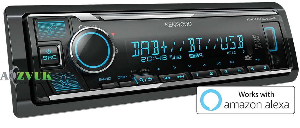 Автомагнитола Kenwood KMM-BT-508DAB