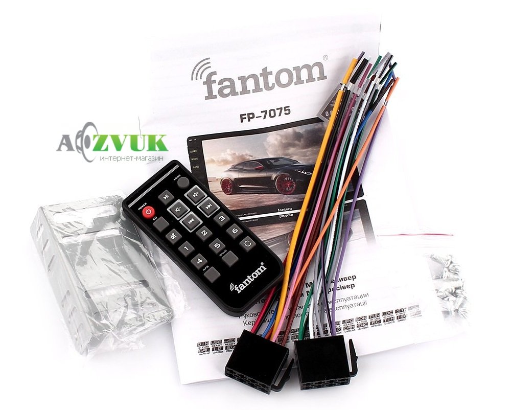 Мультимедиа ресивер Fantom FP-7075 Black/Multicolor