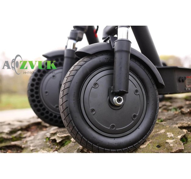  Электросамокат Crosser E9 MAX Air (600 Вт; 36 В; 15 А/ч), колёса 10 воздух с камерой и аморт. вилкой,(Черный)